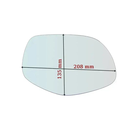 Miroir De Rechange côté DROIT pur Porsche Cayenne I (9PA) depuis 2009-2011 - MIROIRS-AUTO2004