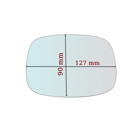 Vitre rétroviseur côté GAUCHE pur Piaggio Beverly 500 - www.glass-europa.com