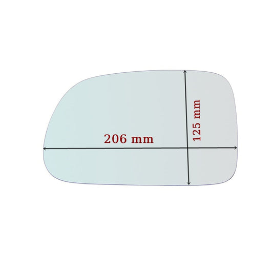 Miroir De Rechange côté DROIT pur Ssangyong Kyron depuis 2005> GALLO RETROVISORI