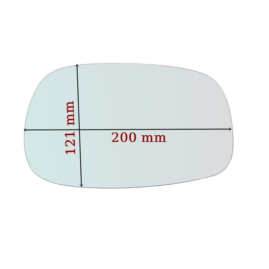 Vitre rétroviseur côté GAUCHE pur Mercedes Classe S depuis 2005> (Copia) GALLO RETROVISORI