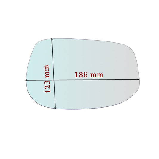 Vitre rétroviseur côté GAUCHE pur Insight II 2009-2015 - www.glass-europa.com