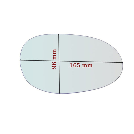 Miroir De Rechange côté GAUCHE pur Smart ForTwo I (450) depuis 2004-2007 GALLO RETROVISORI