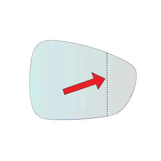 Vitre Miroir Asphérique DROIT pur Citroen C3 II (SC) depuis 2009> - MIROIRS-AUTO2004