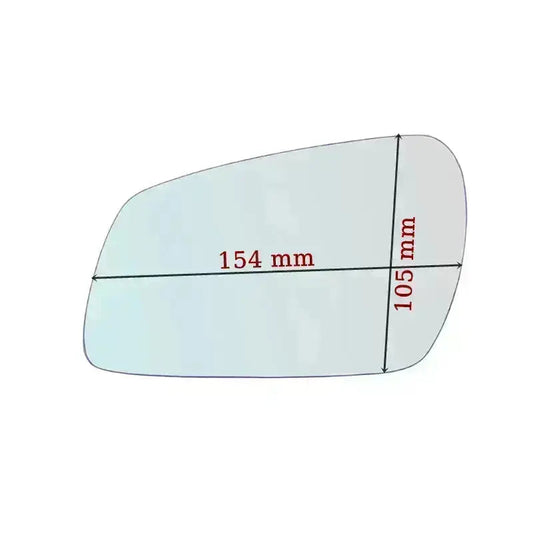 Vitre rétroviseur côté DROIT pur Ford Mondeo III depuis 2004-2007 - MIROIRS-AUTO2004