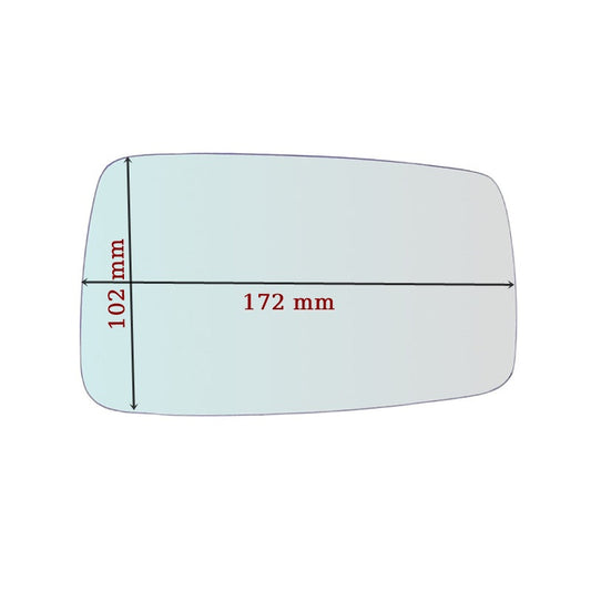 Vitre rétroviseur côté GAUCHE pur Seat Toledo I (1L) depuis 1991-1999 GALLO RETROVISORI