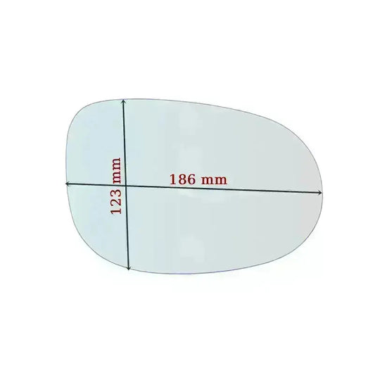 Vitre Rétroviseur Bleu Côté DROIT Pur Fiat Bravo II (198) dal 2006> - MIROIRS-AUTO2004