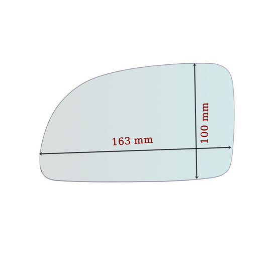 Miroir De Rechange côté DROIT pur New Beetle depuis 2003-2010 GALLO RETROVISORI