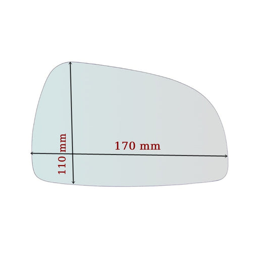 Miroir De Rechange côté DROIT pur Hyundai Matrix (FC) depuis 2001-2007 - MIROIRS-AUTO2004