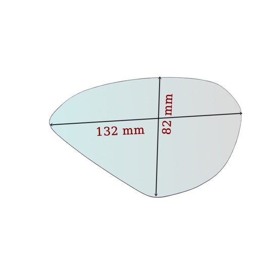 Vitre rétroviseur côté DROITE Moto Ducati 1199 - www.glass-europa.com