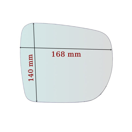 Vitre rétroviseur côté GAUCHE pur Hyundai ix35 (LM) depuis 2009> GALLO RETROVISORI