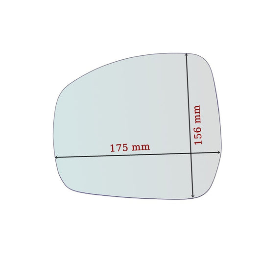 Miroir De Rechange côté DROIT pur Jaguar F-PACE (X761) depuis 2015> - MIROIRS-AUTO2004