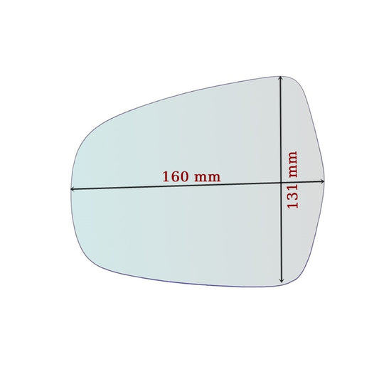 Miroir De Rechange côté DROIT pur Suzuki Vitara III (LY) depuis 2015> - MIROIRS-AUTO2004