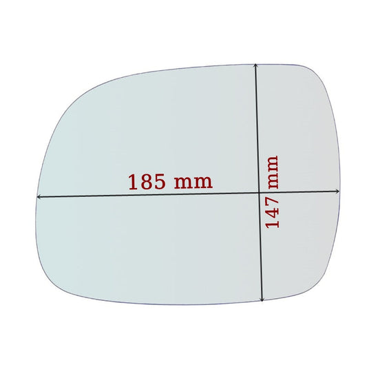 Vitre rétroviseur côté GAUCHE pur Lexus RX (U3) depuis 2003-2008 GALLO RETROVISORI