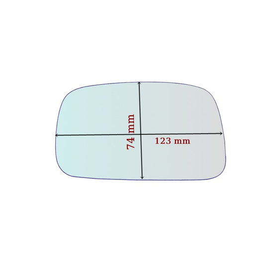 Vitre rétroviseur côté DROIT pur Aprilia Amico - www.glass-europa.com