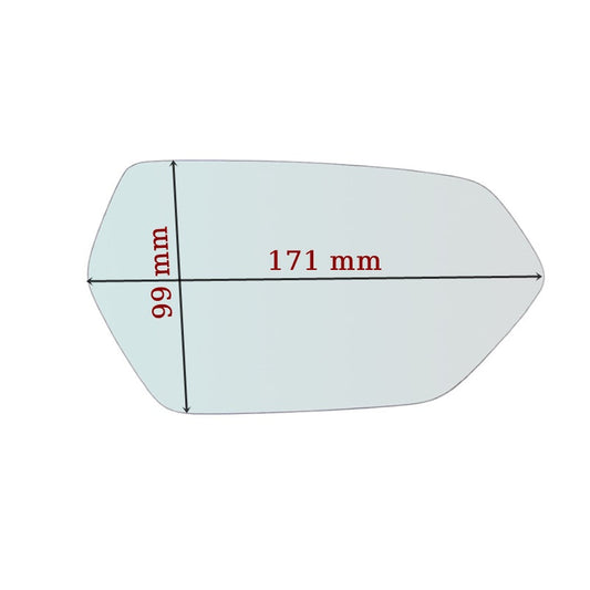 Vitre rétroviseur côté GAUCHE pur Cupra Leon IV (KL) depuis 2020> GALLO RETROVISORI