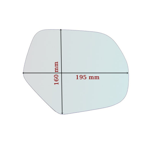 Miroir De Rechange côté DROIT pur Mitsubishi L200 depuis 2019> - MIROIRS-AUTO2004