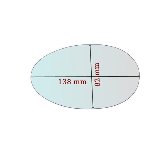 Vitre rétroviseur côté DROIT Moto BMW CUSTOM - www.glass-europa.com