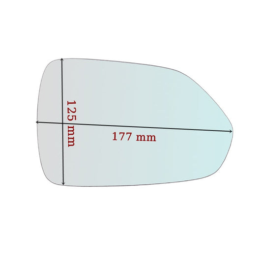 Miroir De Rechange côté GAUCHE pur MG ZS depuis 2017> GALLO RETROVISORI