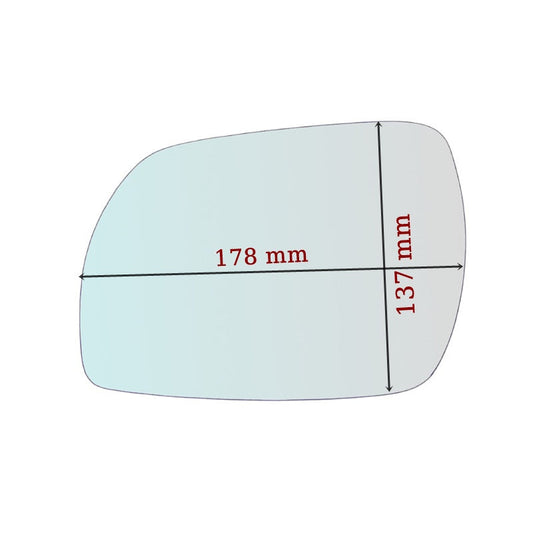 Vitre Miroir Asphérique GAUCHE Nissan Murano I 2003-2008 - www.glass-europa.com