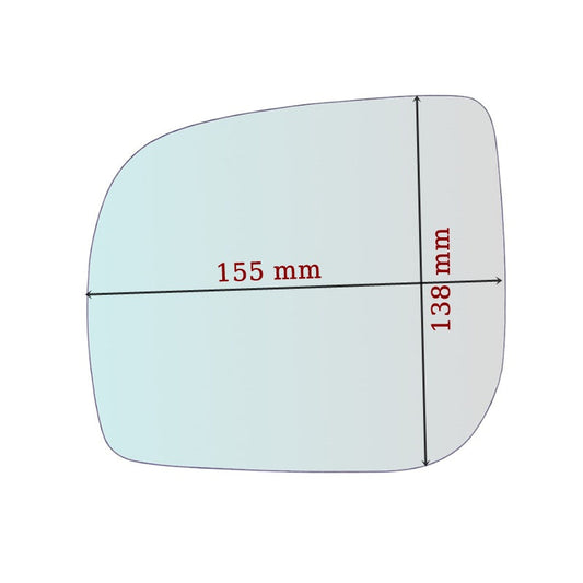 Vitre rétroviseur côté DROIT pur Subaru Forester 2008-2013 - www.glass-europa.com