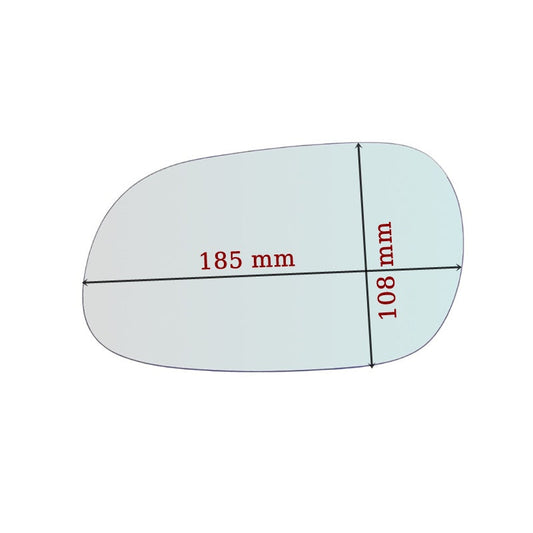 Miroir De Rechange côté DROIT pur Mitsubishi Carisma depuis 1997-2001 GALLO RETROVISORI