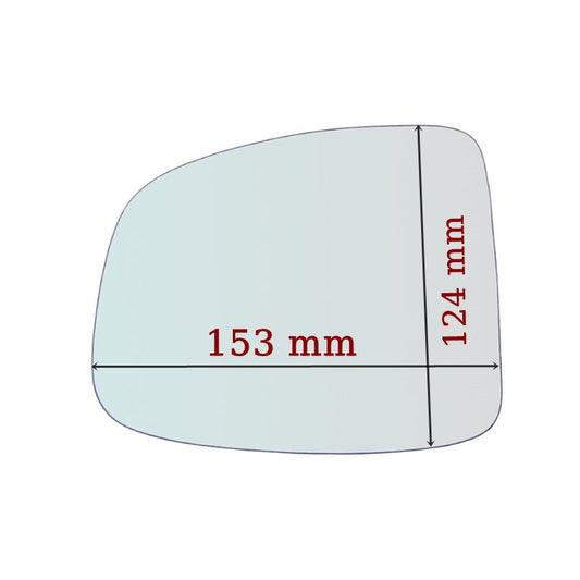 Miroir De Rechange côté DROIT pur Honda Jazz depuis 2013> GALLO RETROVISORI