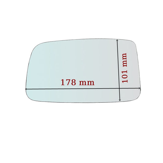 Miroir De Rechange côté GAUCHE pur Mitsubishi Lancer depuis 2004> GALLO RETROVISORI