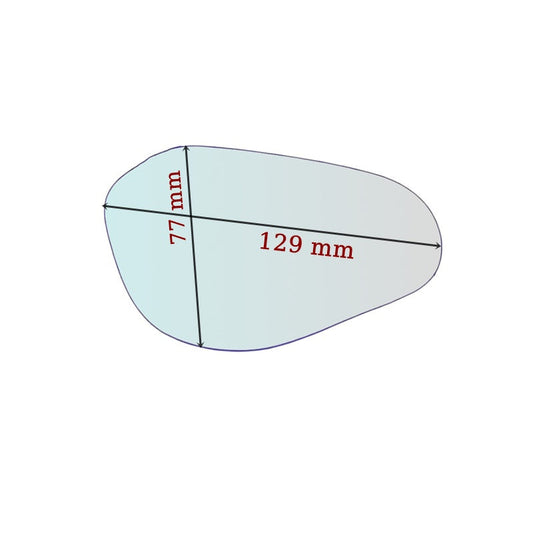 Vitre rétroviseur côté DROIT Moto Aprilia RSV 1000 - www.glass-europa.com