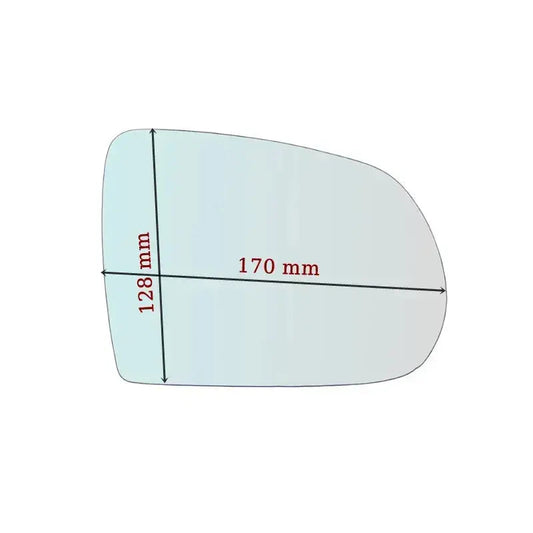 Vitre rétroviseur côté DROIT pur Jeep Cherokee V (KL) depuis 2013> - MIROIRS-AUTO2004