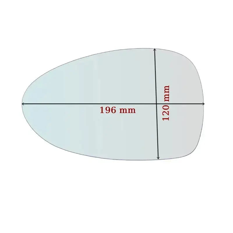 Vitre rétroviseur côté DROIT pur Per Alfa Romeo 147 depuis 2009-2011 - MIROIRS-AUTO2004