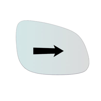 Miroir De Rechange côté DROIT pur Porsche Cayenne I (9PA) depuis 2003-2009 - MIROIRS-AUTO2004