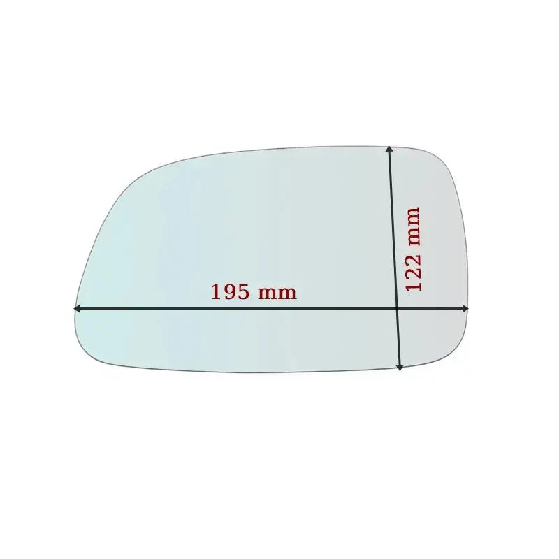 Miroir De Rechange côté DROIT pur Jeep Grand Cherokee II (WJ) 1998-2005 - MIROIRS-AUTO2004