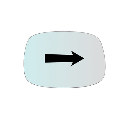 Vitre rétroviseur côté DROIT pur Piaggio Beverly 500 - www.glass-europa.com