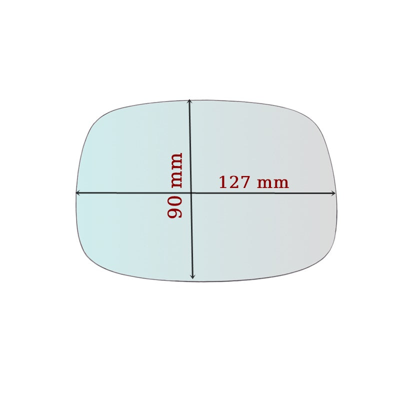 Vitre rétroviseur côté GAUCHE pur Piaggio Beverly 500 - www.glass-europa.com