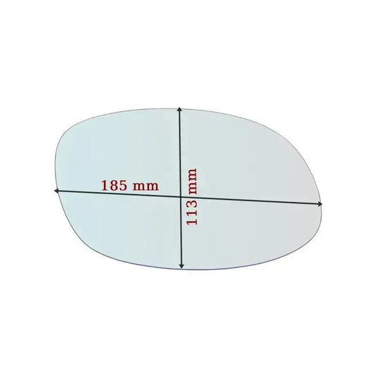 Miroir De Rechange côté DROIT pur Ssangyong Korando (KJ) dal 1996> - MIROIRS-AUTO2004