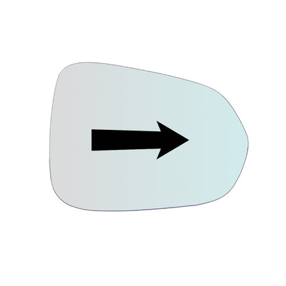 Miroir De Rechange côté DROIT pur Lexus NX (Z1) dal 2014> - MIROIRS-AUTO2004