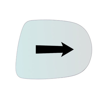 Vitre rétroviseur côté DROIT pur Lexus RX (L1) depuis 2008>2015 GALLO RETROVISORI