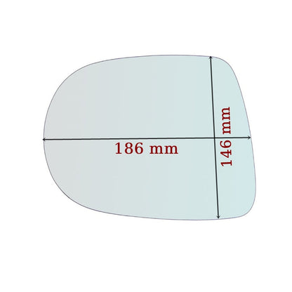 Miroir De Rechange côté GAUCHE pur Lexus RX (L1) depuis 2008>201 GALLO RETROVISORI