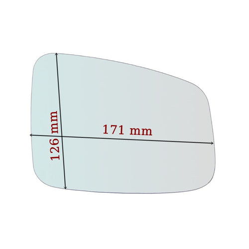 Vitre rétroviseur côté GAUCHE pur Renault Espace IV (JK0/1) depuis 2011-2014 GALLO RETROVISORI