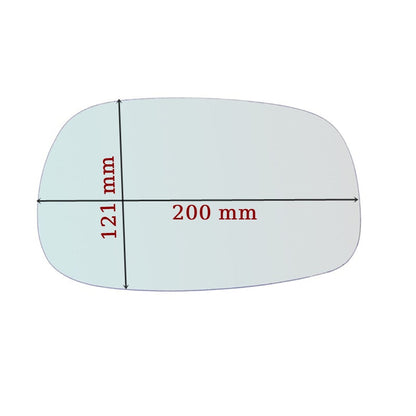 Vitre rétroviseur côté GAUCHE pur Mercedes Classe S depuis 2005> (Copia) GALLO RETROVISORI