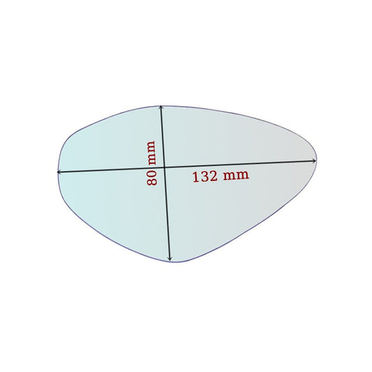 Vitre rétroviseur côté GAUCHE APRILIA Dorso Duro - www.glass-europa.com