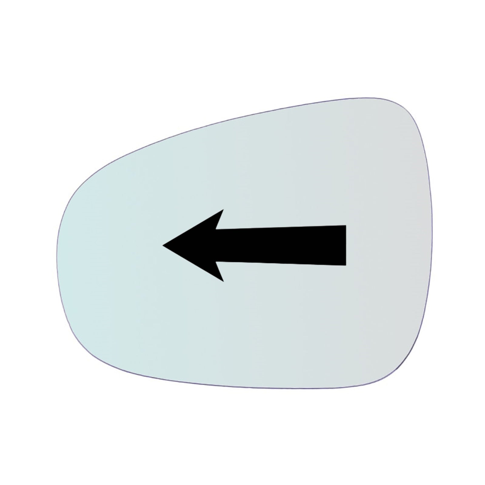 Vitre rétroviseur côté GAUCHE pur Lexus CT (ZWA10) depuis 2010> GALLO RETROVISORI