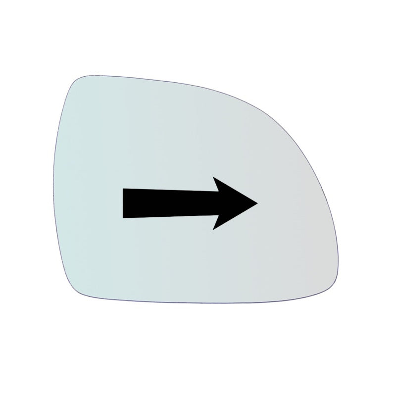 Vitre rétroviseur côté DROIT pur Ssangyong Korando (CK) depuis 2010-2018 GALLO RETROVISORI