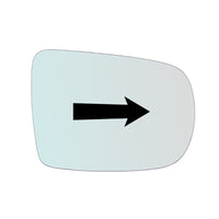 Vitre rétroviseur côté DROIT pur Subaru Legacy IV (BL) depuis 2003-2009 GALLO RETROVISORI