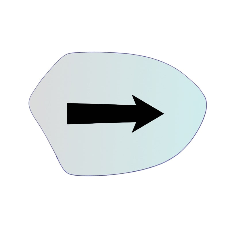 Vitre rétroviseur côté DROIT pur Ducati 999 - www.glass-europa.com