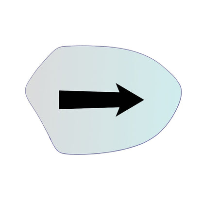 Vitre rétroviseur côté DROIT pur Ducati 999 - www.glass-europa.com