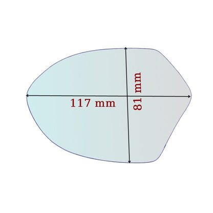 Vitre rétroviseur côté GAUCHE pur Ducati 999 - www.glass-europa.com