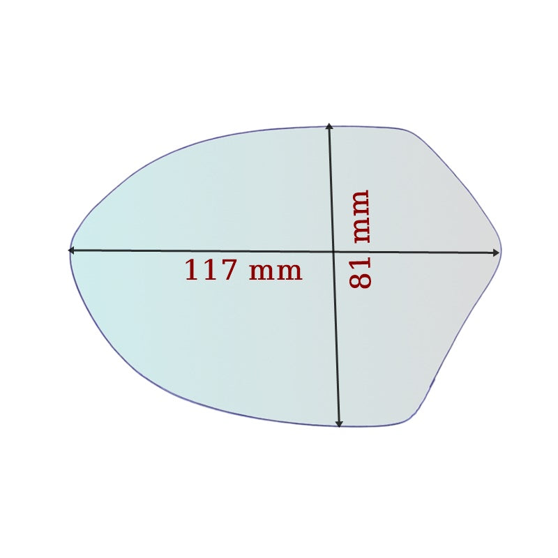 Vitre rétroviseur côté GAUCHE pur Ducati 999 - www.glass-europa.com
