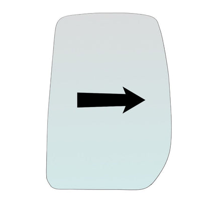 Vitre rétroviseur côté DROIT pur Ford Transit II depuis 2000-2006 GALLO RETROVISORI