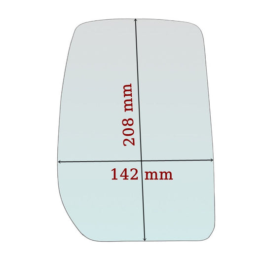 Vitre rétroviseur côté GAUCHE pur Ford Transit II depuis 2000-2006 GALLO RETROVISORI